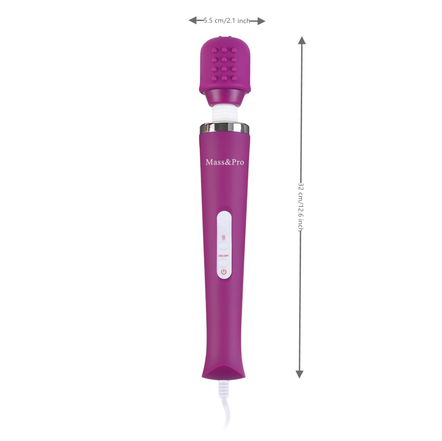 10 Pulse Wired Massager Purple