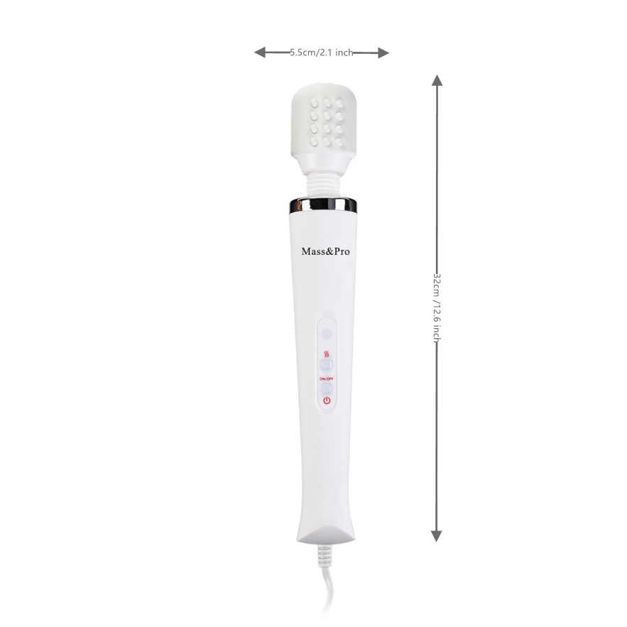 10 Pulse Massager White